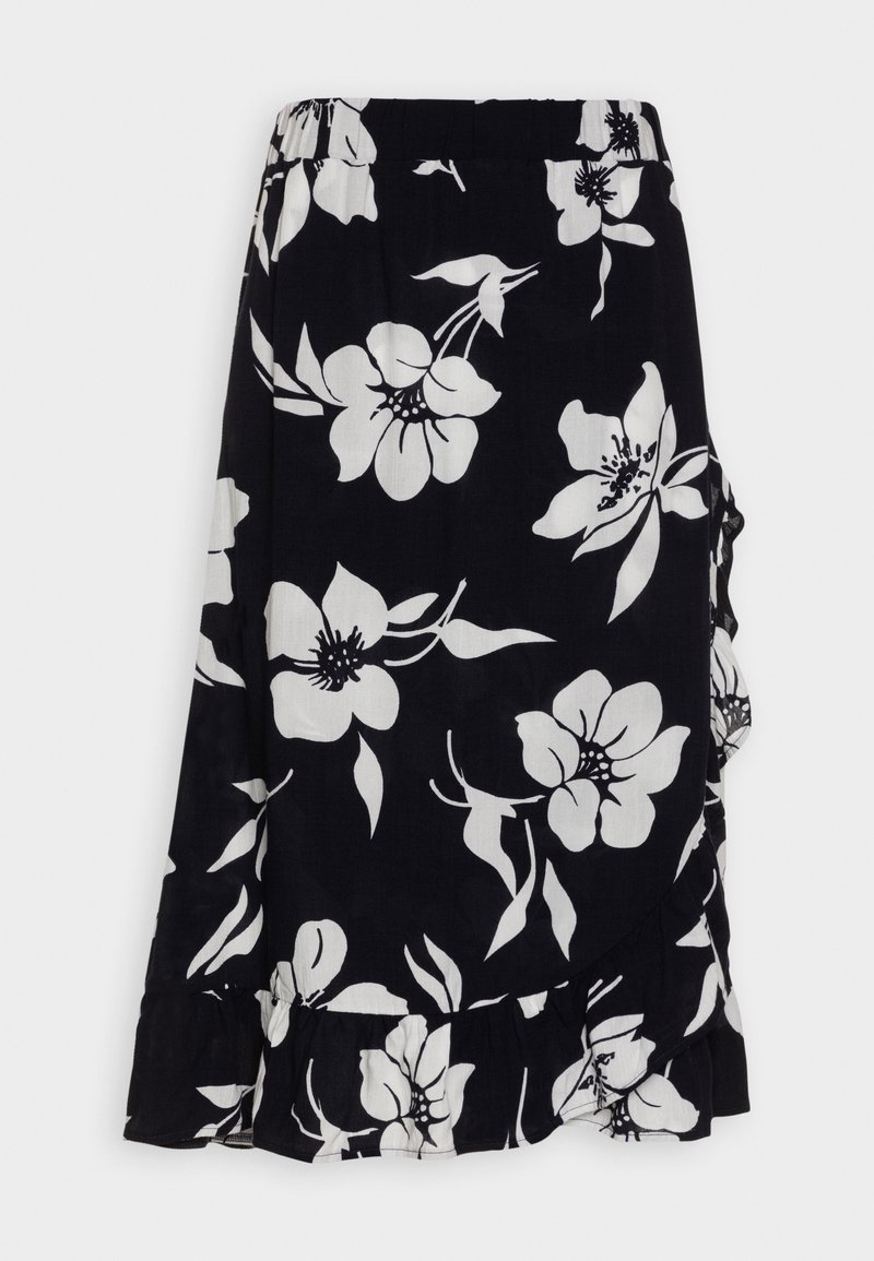 Only Wikkelrok donkerblauw Only Wikkelrok donkerblauw