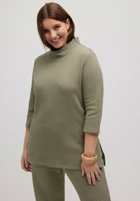 Ulla Popken Mikina - khaki