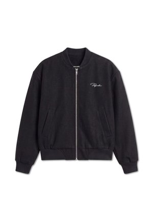 Pegador, LEGNANO WOOLOPTIC BOMBER JACKET - Яке бомбър - black