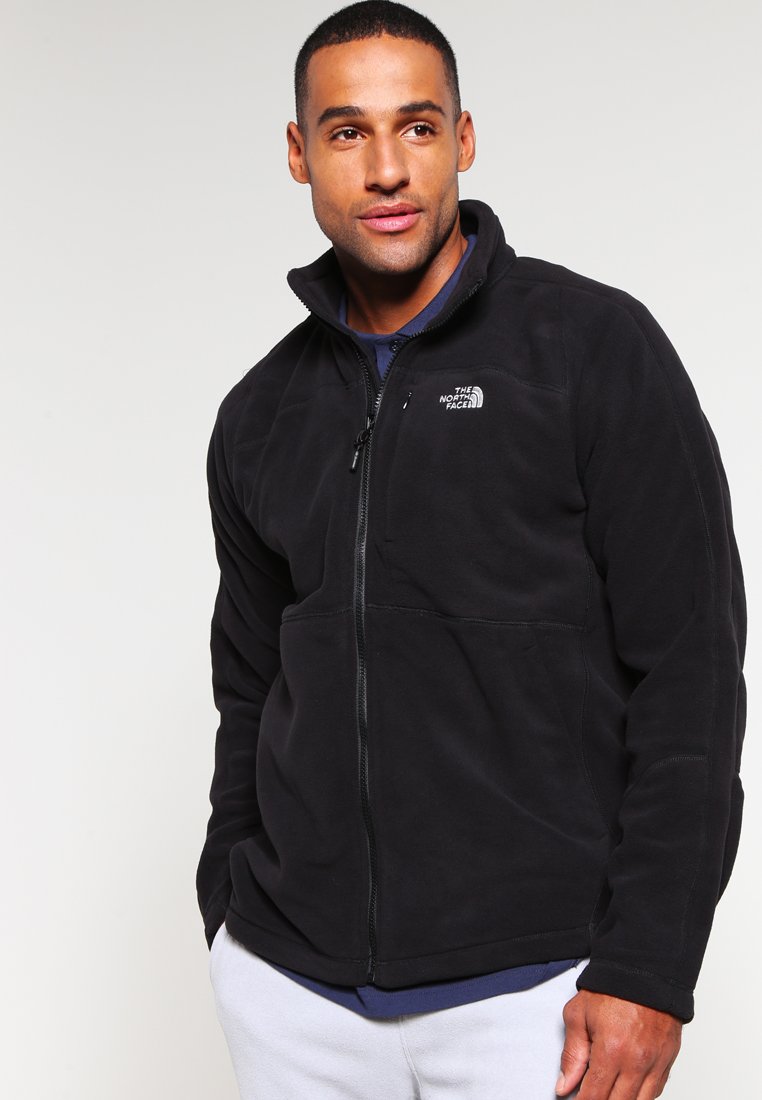 black fleece jacket north face