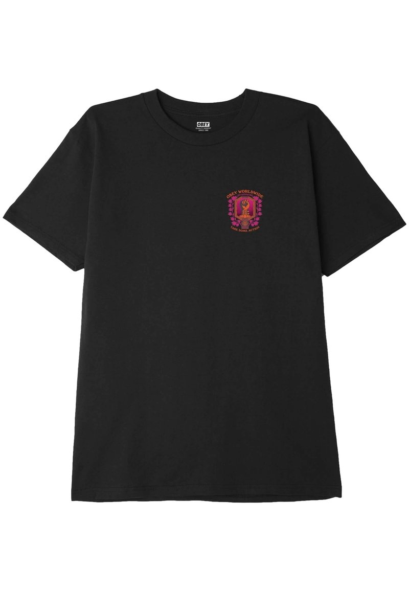 Obey Clothing GET SATISFACTION Camiseta estampada black/negro