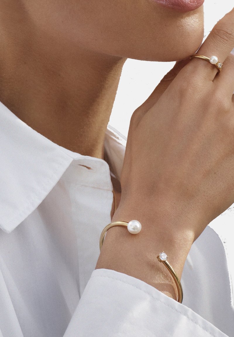 EDBLAD LUNA PEARL BANGLE - Käevõru - gold-coloured