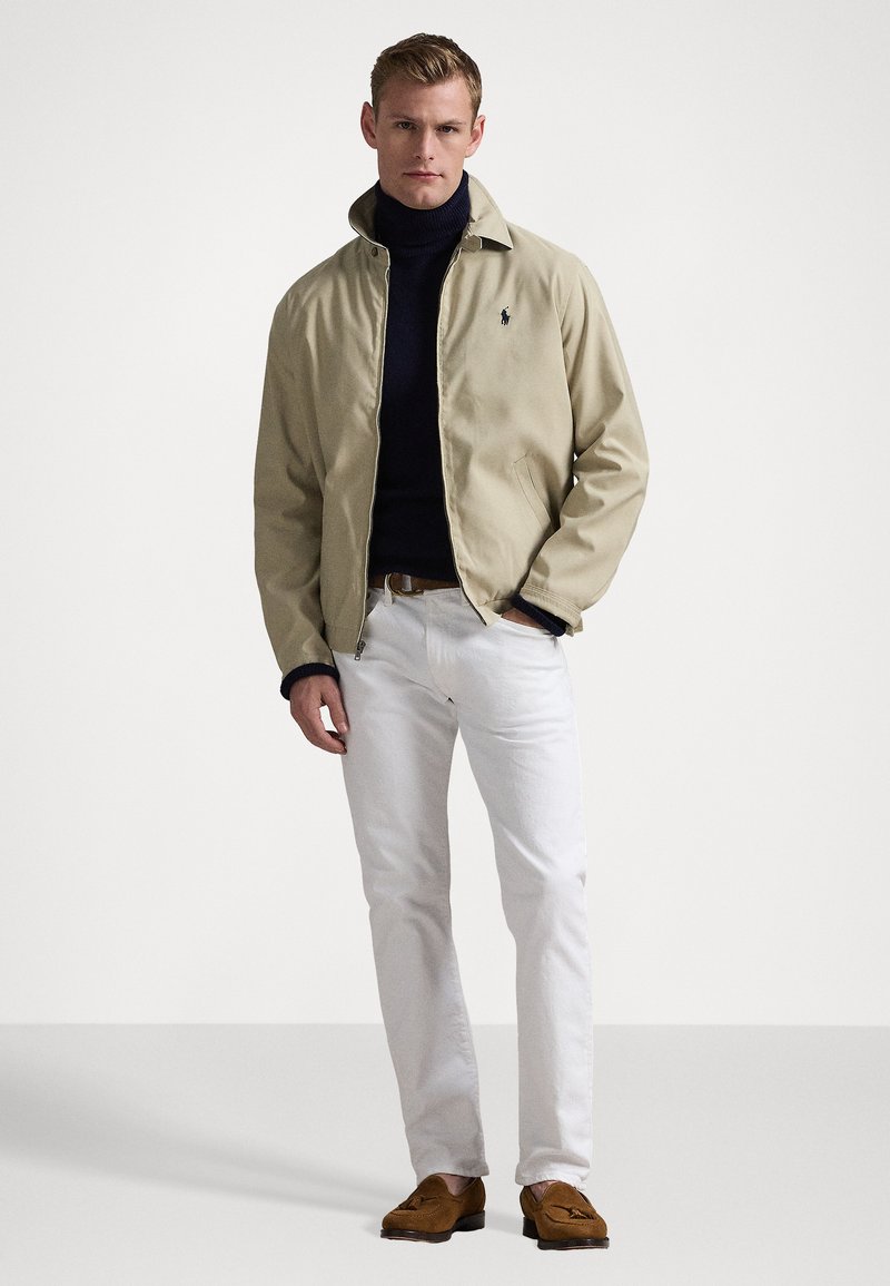 Bomber Jacket Chaqueta Ralph Lauren Hombre Beige Bedford Jacket In