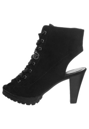 Talons hauts à bout ouvert - black