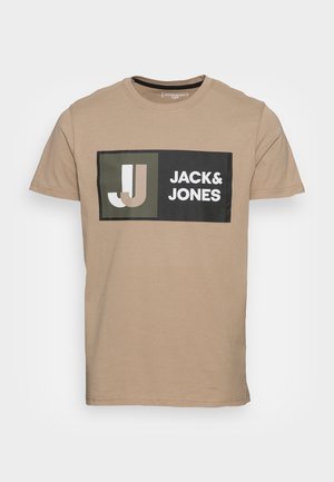 JCOLOGAN TEE CREW NECK - Print T-shirt - dune