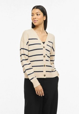 VIRIL V-NECK - Gilet - super light natural melan