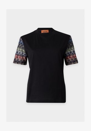 Missoni, SHORT SLEEVE - T-shirt imprimé - black/multi-coloured