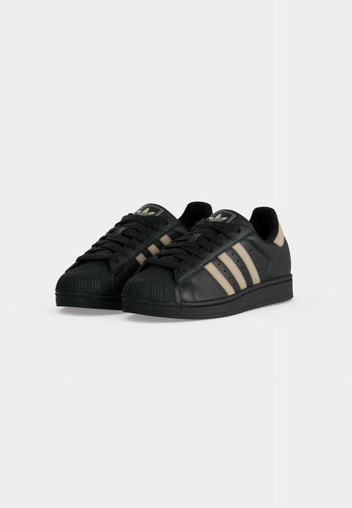 adidas SUPERSTAR II UNISEX - Trainers - core black/khaki three — photo 3
