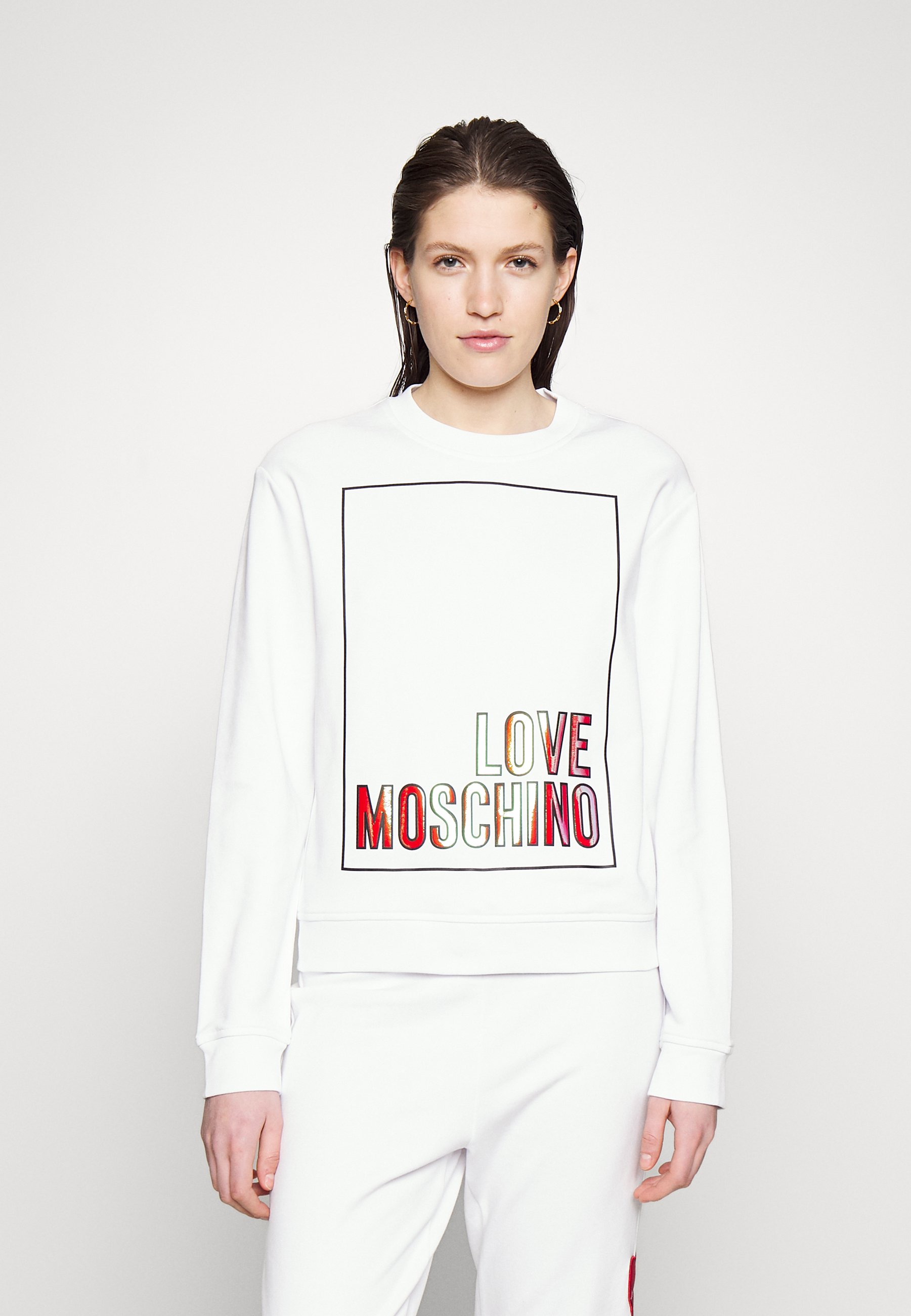 Love Moschino Felpa - optical white/bianco - Zalando.it
