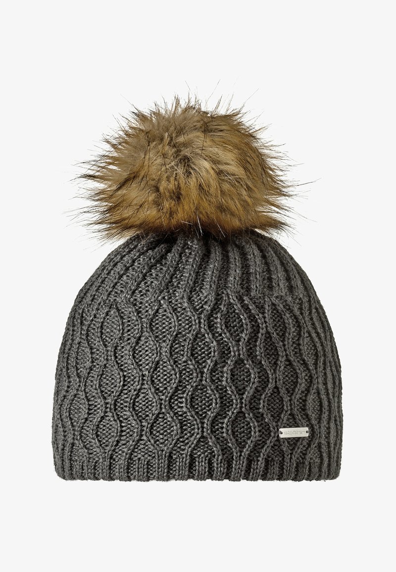 Stöhr MIT WELLEN - Beanie - anthrazit