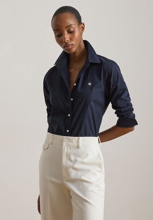 Lauren Ralph Lauren EASY CARE STRETCH COTTON SHIRT - Paitapusero - navy