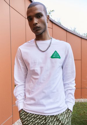 SEARCHING FOR A SIGNAL TEE - Maglietta a manica lunga - white