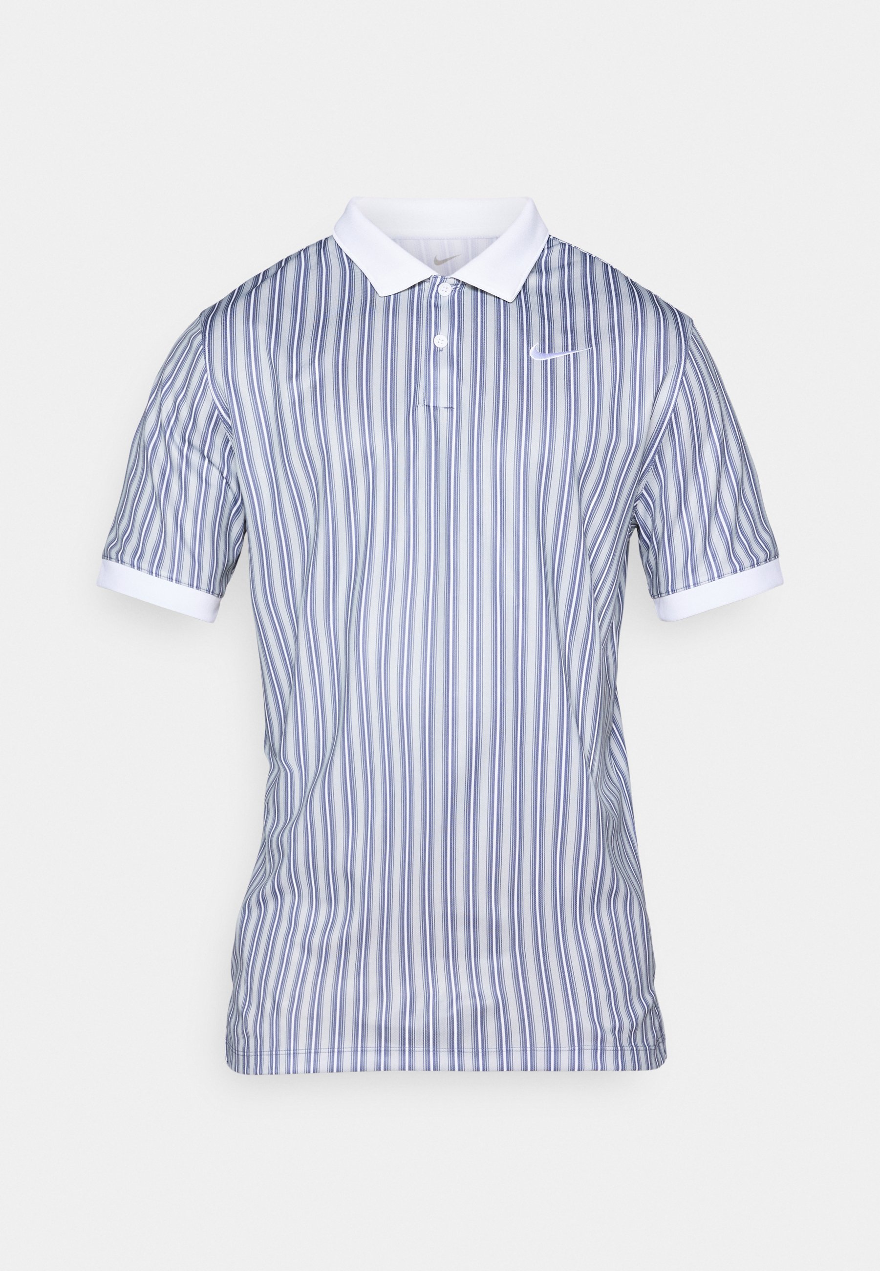 striped nike golf polo
