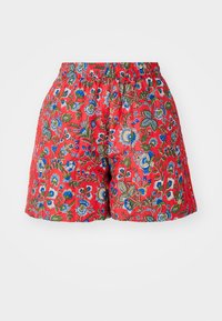 LIBERTY SHORTS - Šortai - semi lucid red/multicolor