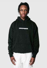 Dropsize OVERSIZE MOON DESIGN  - Hoodie - washedblack