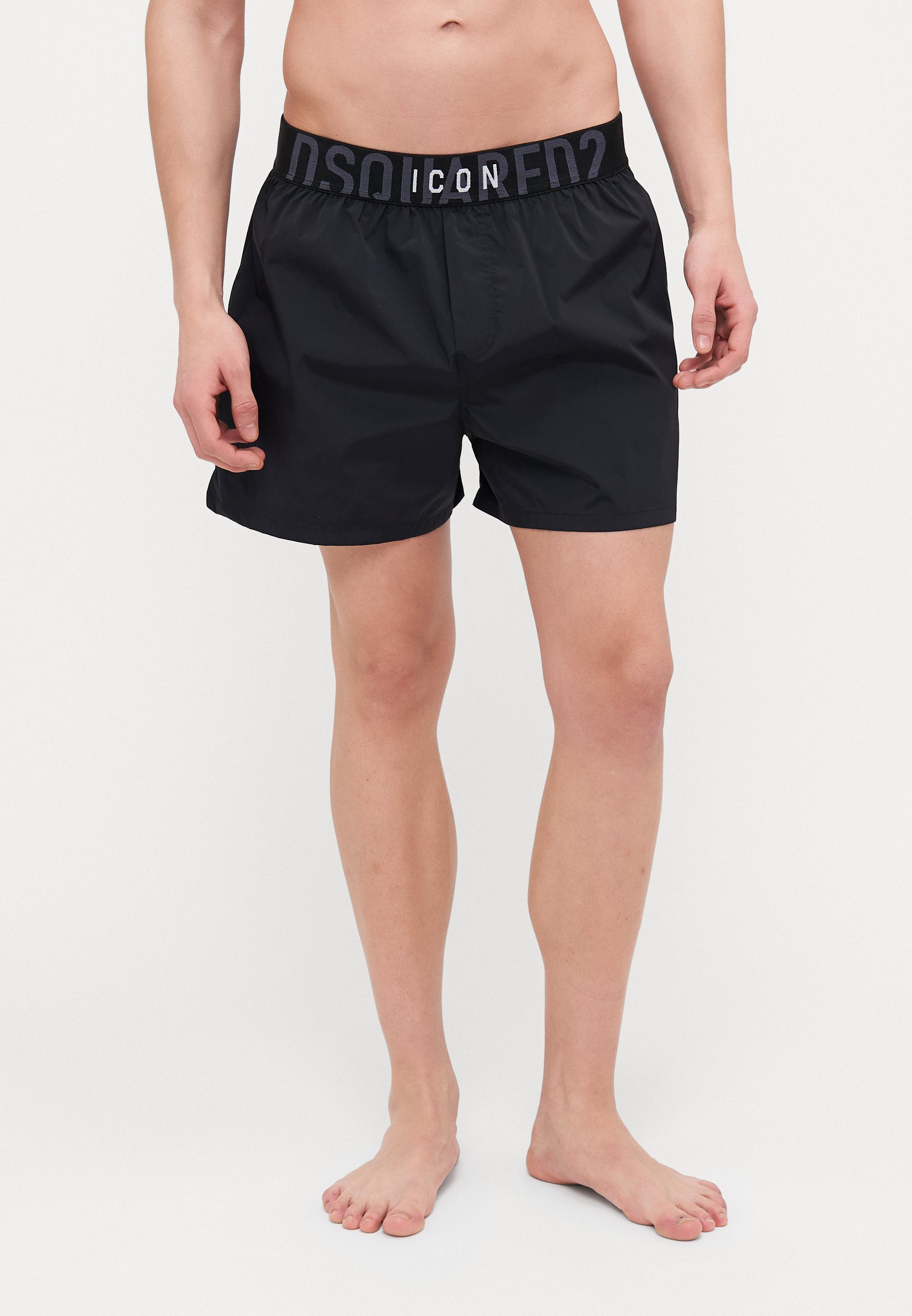 Short De Bain Dsquared2 Homme – Bleu Marine, Taille M, Grand Logo (Neuf)
