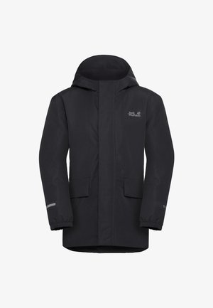Jack Wolfskin, CANVEY KIDS UNISEX - Veste imperméable - black