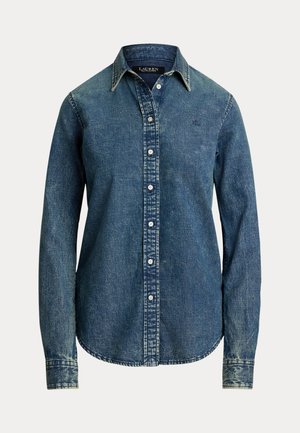 Lauren Ralph Lauren Petite Classic Fit Denim Shirt - Skjortebluse - haze wash