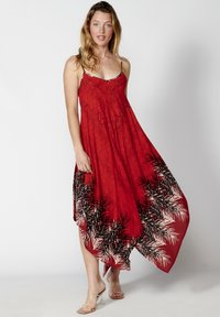 Koroshi SUMMER HIGH  - Rochie maxi - rojo red