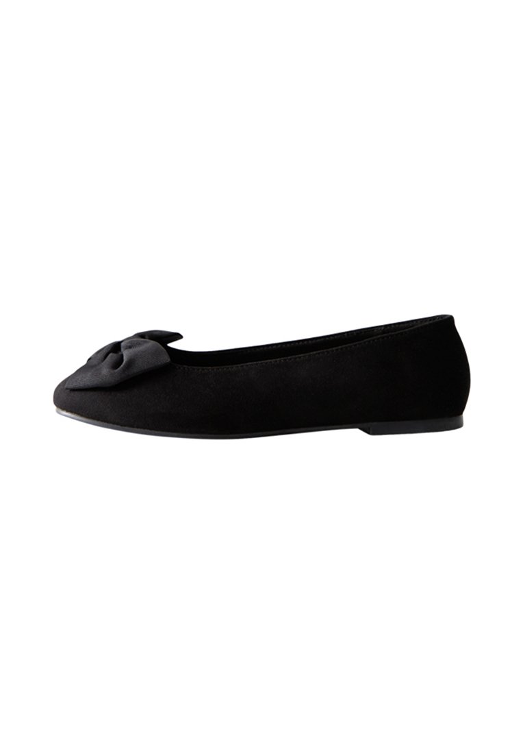 New Look Wide Fit WIDE FIT BOW DETAIL FLATS - Ballet pumps - black ...