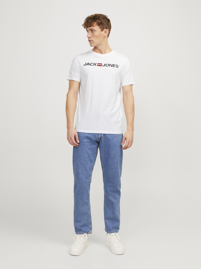 Jack & Jones - CORP LOGO 3 PK - Print T-shirt - white, Enlarge