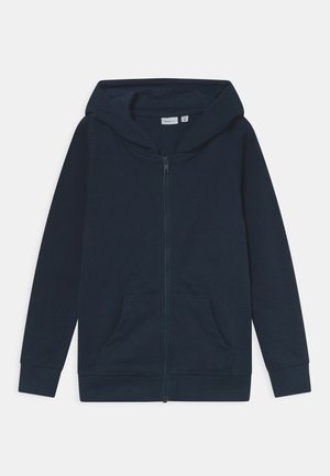 Name it CARD HOOD - Zip-up sweatshirt - dark sapphire