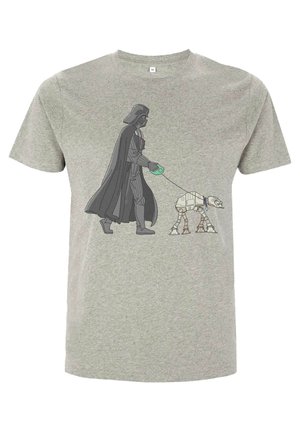 STAR WARS: CLASSIC VADER WALKER UNISEX - Print T-shirt - melange grey