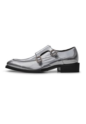 DOUBLE MONK - Smart slip-ons - black