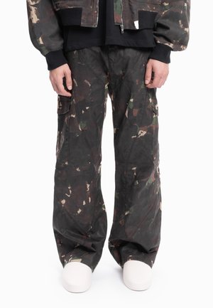 FAVELA OLIVE DIRT WASH CARGO UNISEX - Kargopüksid - olive dirt wash