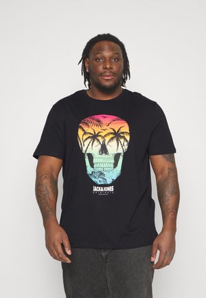 JORMINDSKULL TEE CREW NECK  - Potiskana majica - black