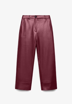 Calliope, PANTALONE LUNGO TINTA UNITA - Stoffhose - bordeaux
