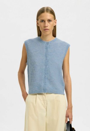 Vest - cashmere blue