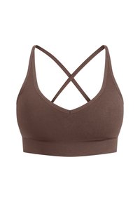 CETRINA SEAMLESS BRA SPORT - Reggiseno sportivo con sostegno leggero - braun