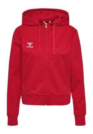 Hummel GO  - Sweater met rits - true red