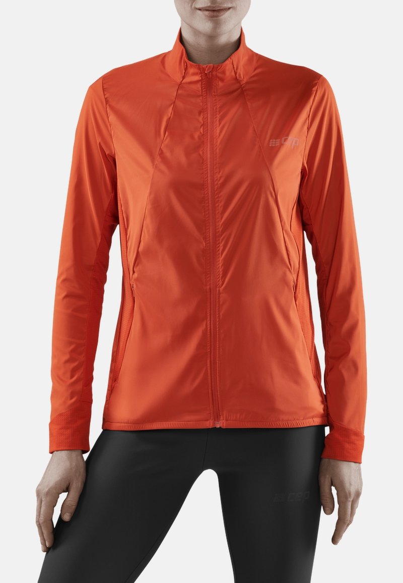 CEP COLD WEATHER WINDBREAKER RUNNING WOMEN Outdoorjacke dark orange/orange Zalando.de