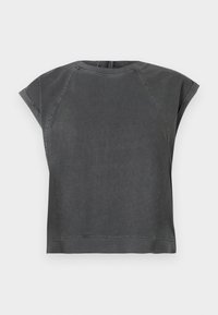BACK ZIP - Top - black