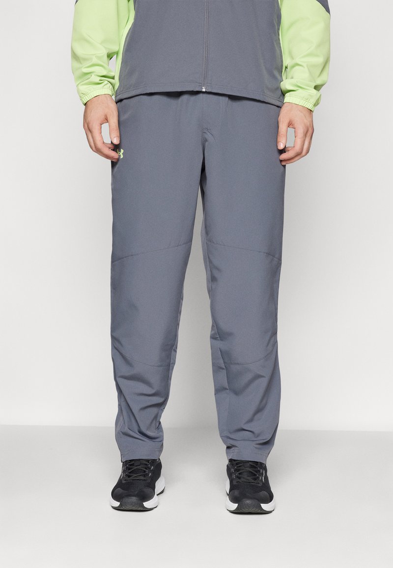 Under Armour LEGACY WINDBREAKER PANT - Szabadtéri nadrágok - castlerock/morph green