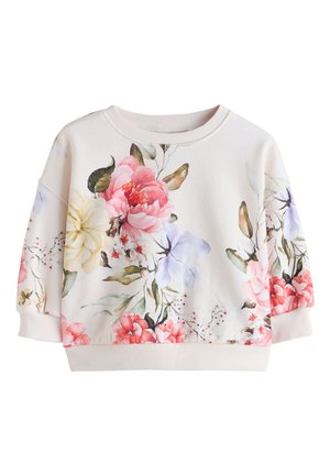 Next REGULAR FIT - CREW NECK - Melegítőfelső - cream floral