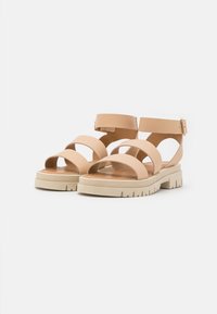 Lazamani Sandály na platformě - beige