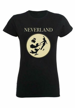 DISNEY PETER PAN MOON, KVINDER - T-shirt print - black