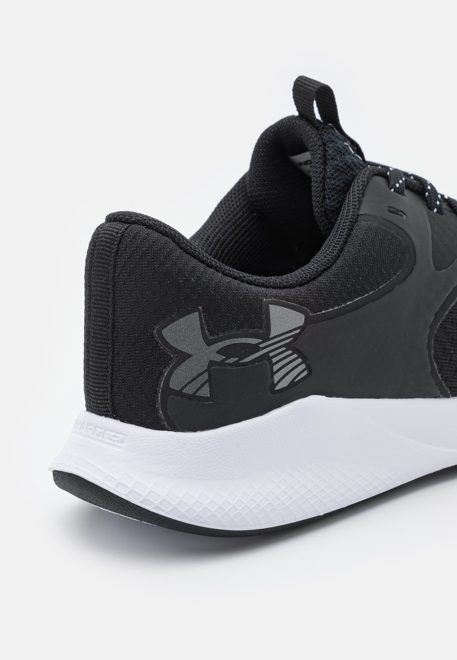 Under Armour CHARGED AURORA 2 - Training shoe - black/metallic warm  silver/black - Zalando.co.uk