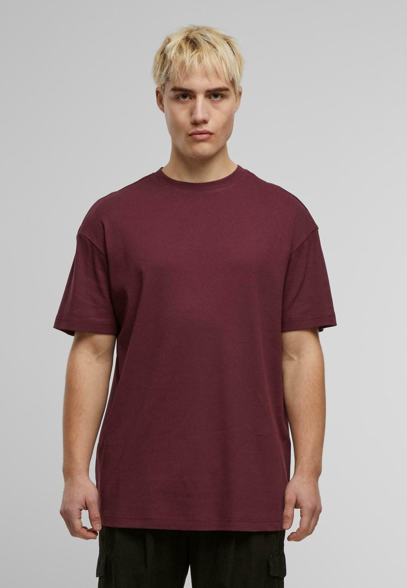 Urban Classics SHORTSLEEVE - Paprasti marškinėliai - cherry