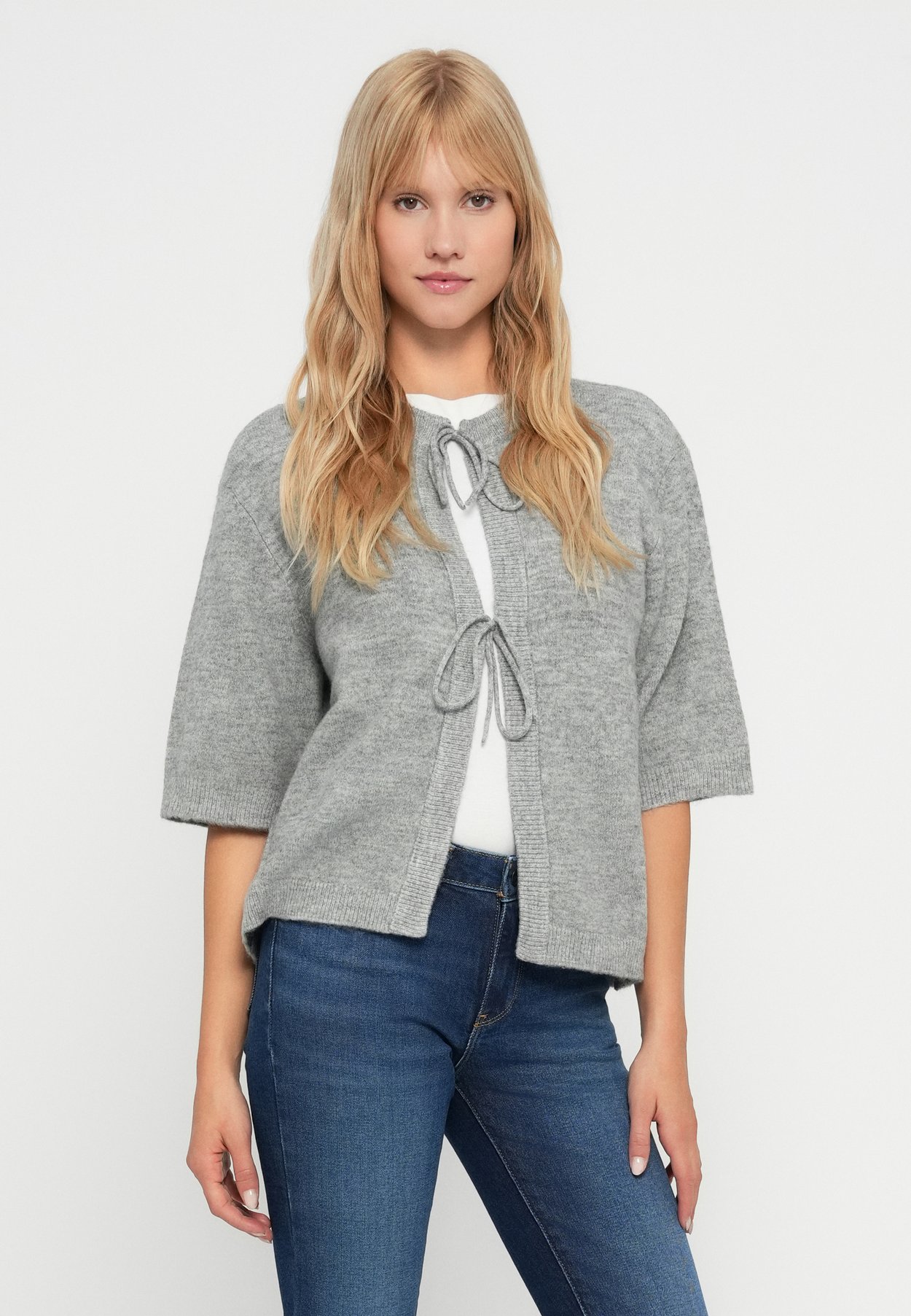 ONLSIMONI 2/4 BOW CARDIGAN KNT NOOS