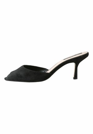 Next, REGULAR FIT - TABITHA SIMMONS X EILEEN PEEP TOE MULES . - Pantolette hoch - black