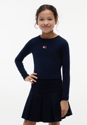 Tommy Hilfiger, HERITAGE FLAG  - Top s dlouhým rukávem - dark night navy