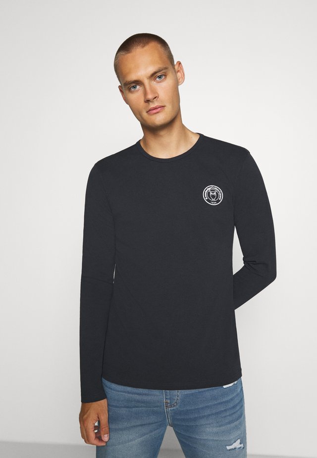 LOCUST BIG BACK PRINT LONG SLEEVE - Camiseta de manga larga - dark blue
