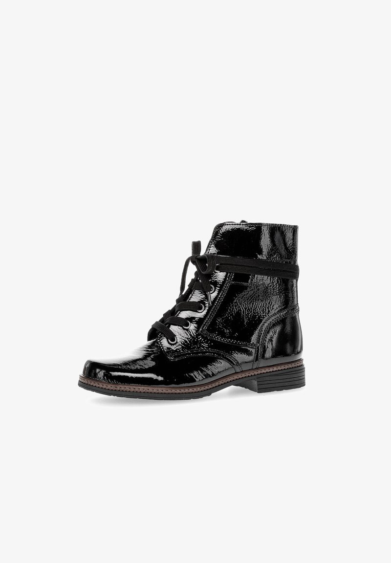 Gabor Bottines à lacets - schwarz
