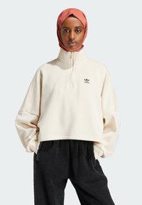 adidas Originals HALF ZIP - Športni pulover - white