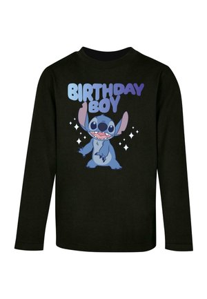 LILO AND STITCH - BIRTHDAY BOY STARS  - Long sleeved top - black