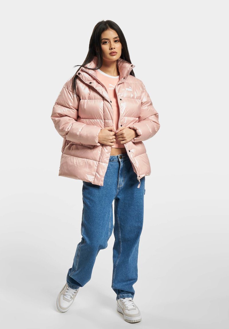 Puma STYLE SHINY PUFFER - Zimní bunda - rose quartz